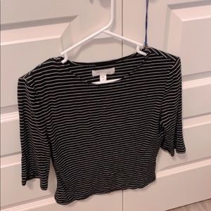 Black and White Stripped Tee